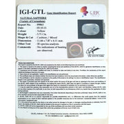 4.12 Ratti Natural Pitambari Sapphire with Govt Lab Certificate-(4551)